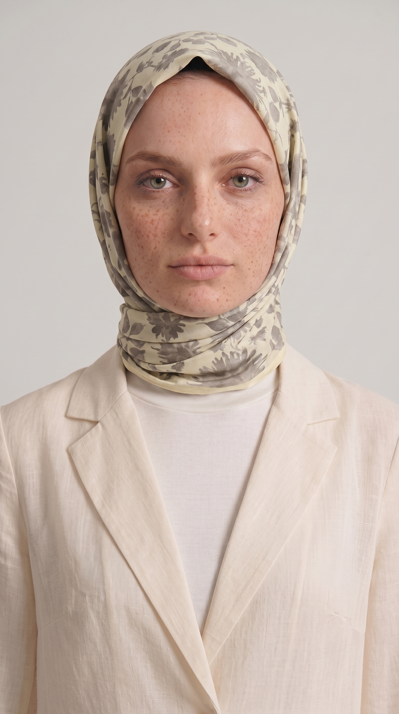 Karaca EşarpKOTON EŞARP FLORA DESENLİ COTTON ŞAL -  SARI 