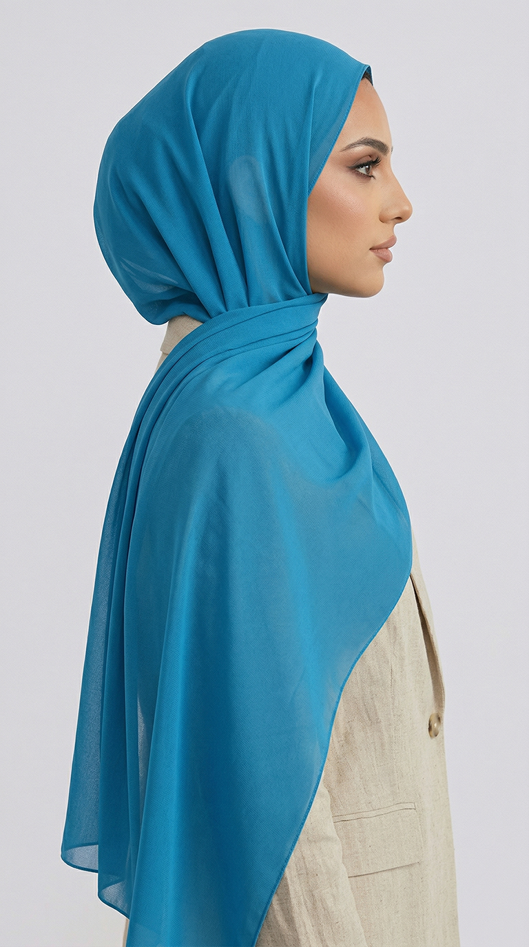 Karaca EşarpSAFİR ŞALKARACA SAFİR ŞAL - PARLEMENT MAVİSİ