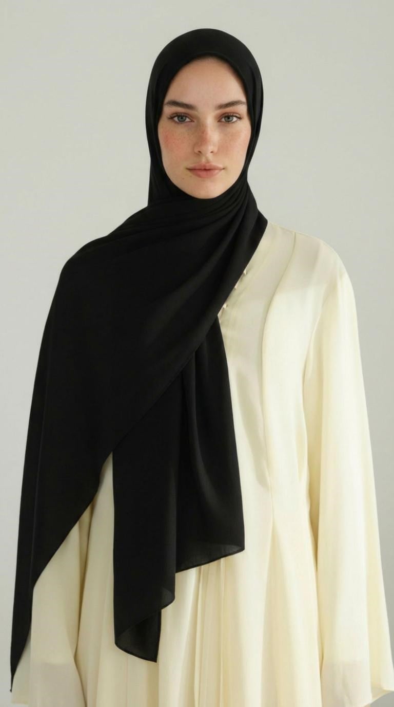 Karaca EşarpSAFİR ŞALKARACA SAFİR ŞAL - SİYAH 