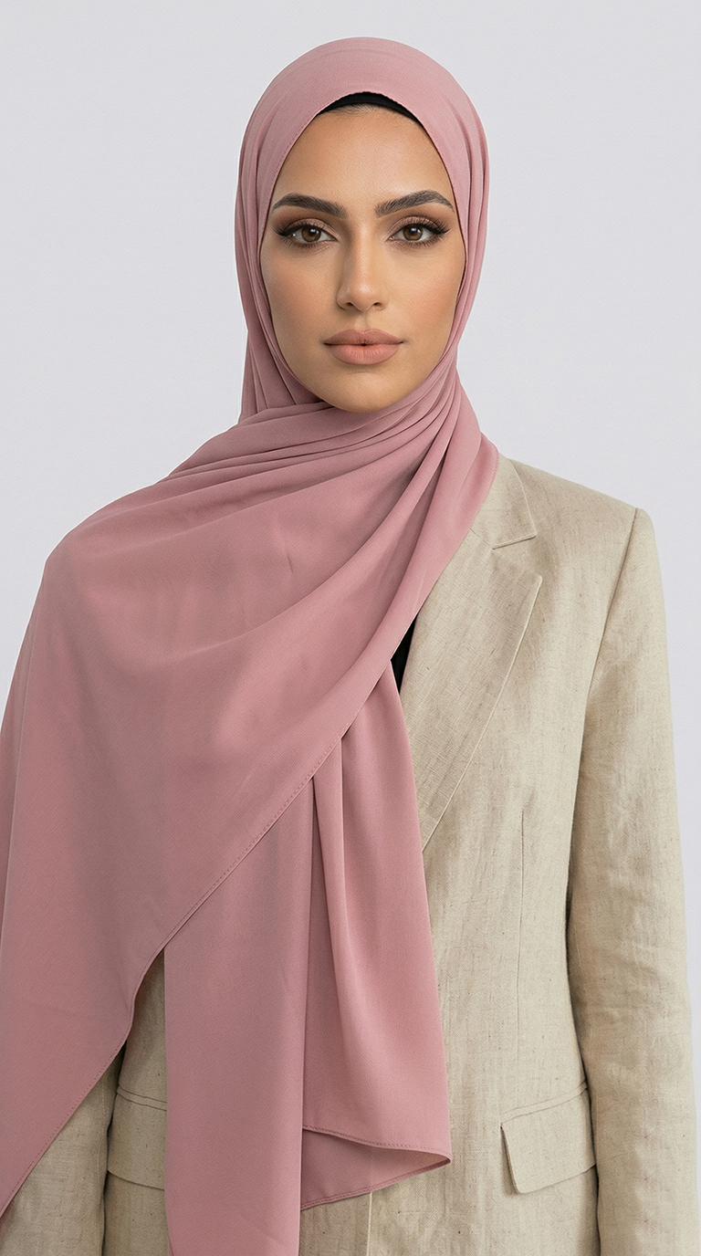Karaca EşarpSAFİR ŞALKARACA SAFİR ŞAL - TOZ PEMBE