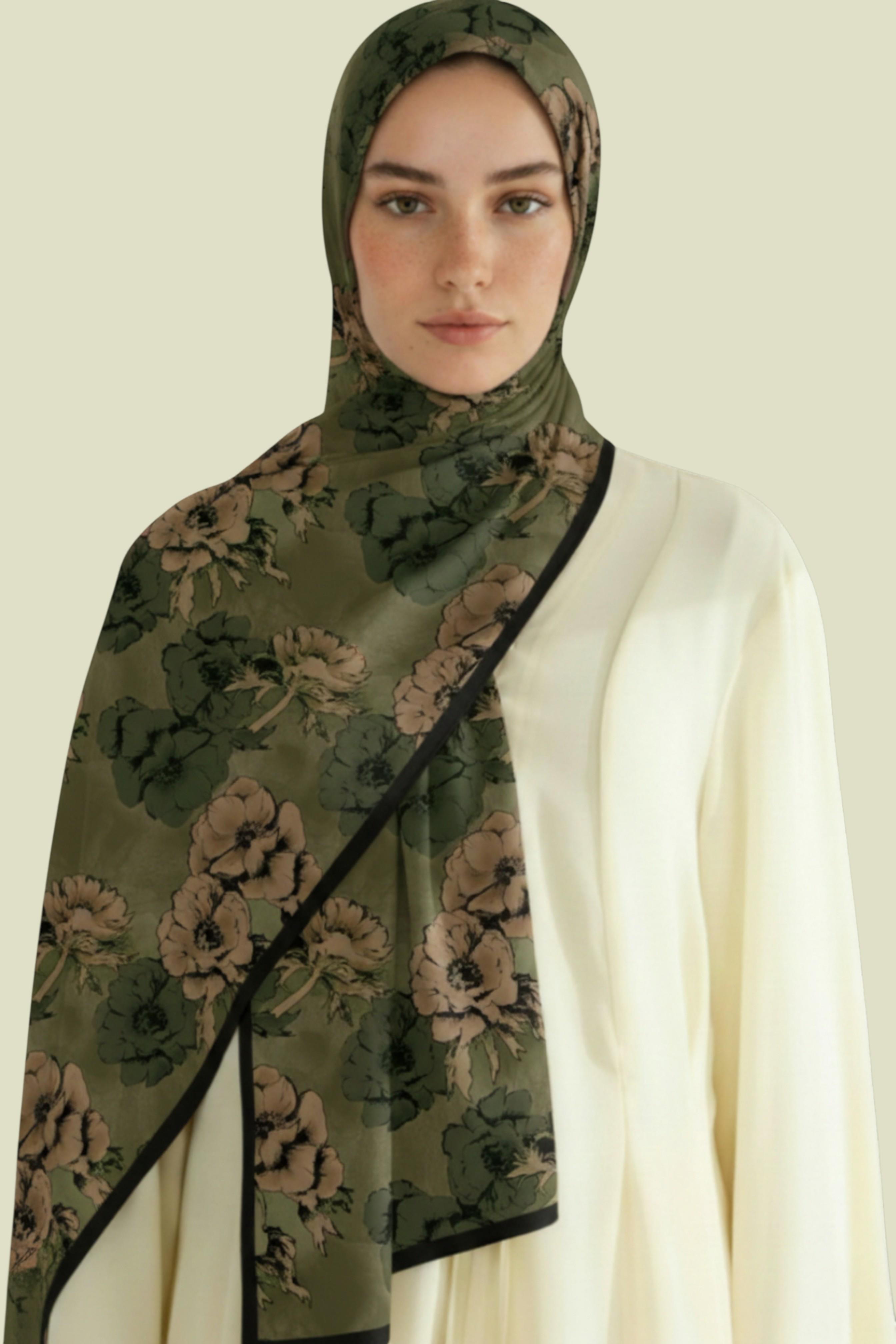 Karaca EşarpKOTON ŞALKARACA SREN COTTON ŞAL -  HAKİ 