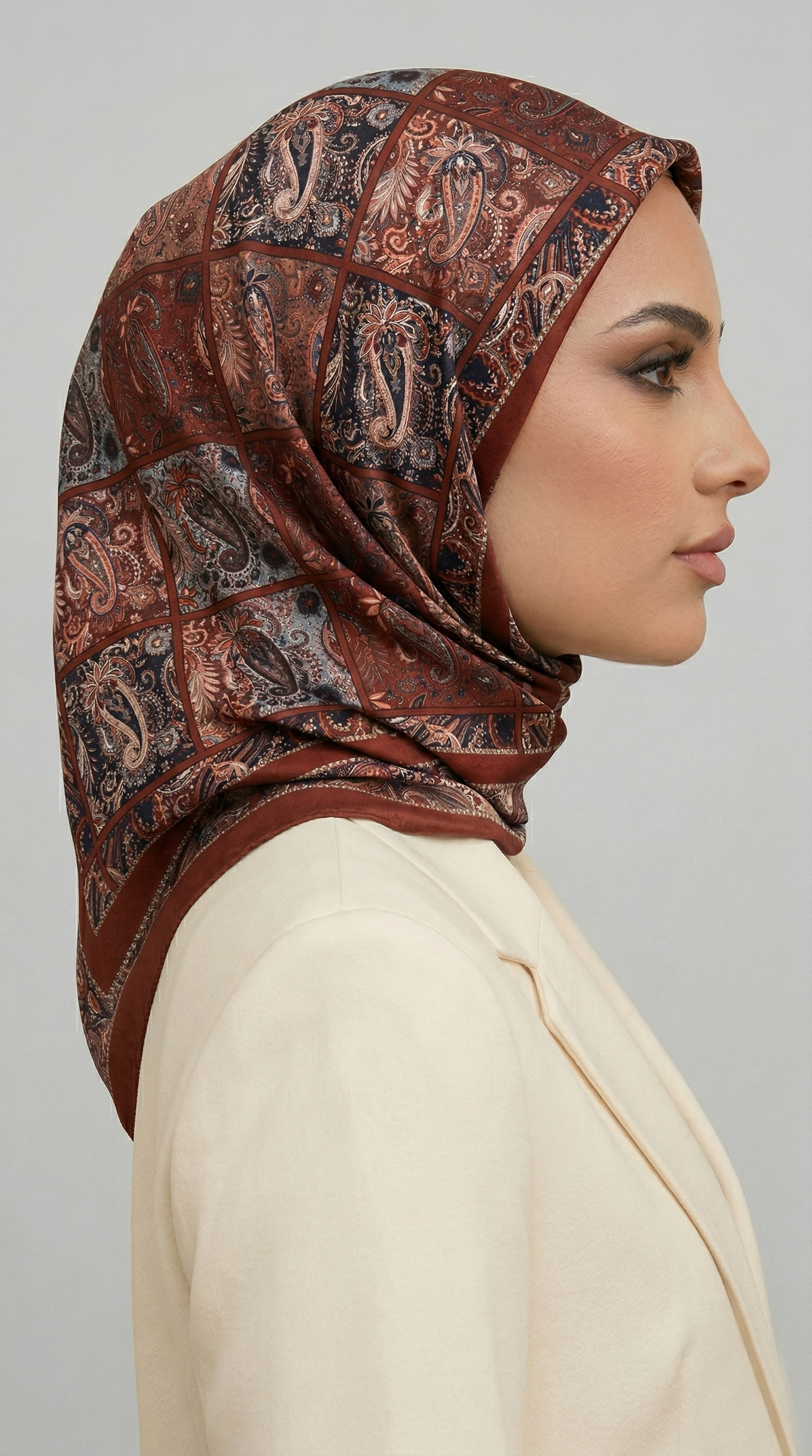 Karaca EşarpRAYON EŞARPMAVERA RAYON EŞARP - KIRMIZI / KREM