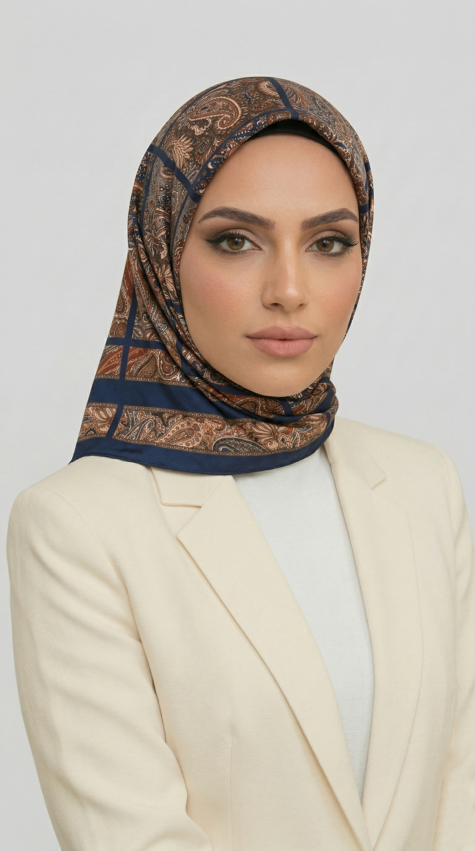 Karaca EşarpRAYON EŞARPMAVERA RAYON EŞARP - LACİVERT / KİREMİT