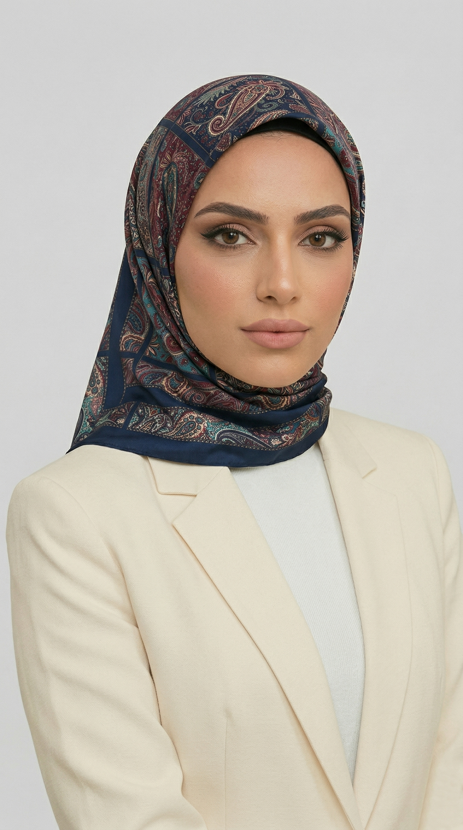 Karaca EşarpRAYON EŞARPMAVERA RAYON EŞARP - LACLİVERT / KIRMIZI