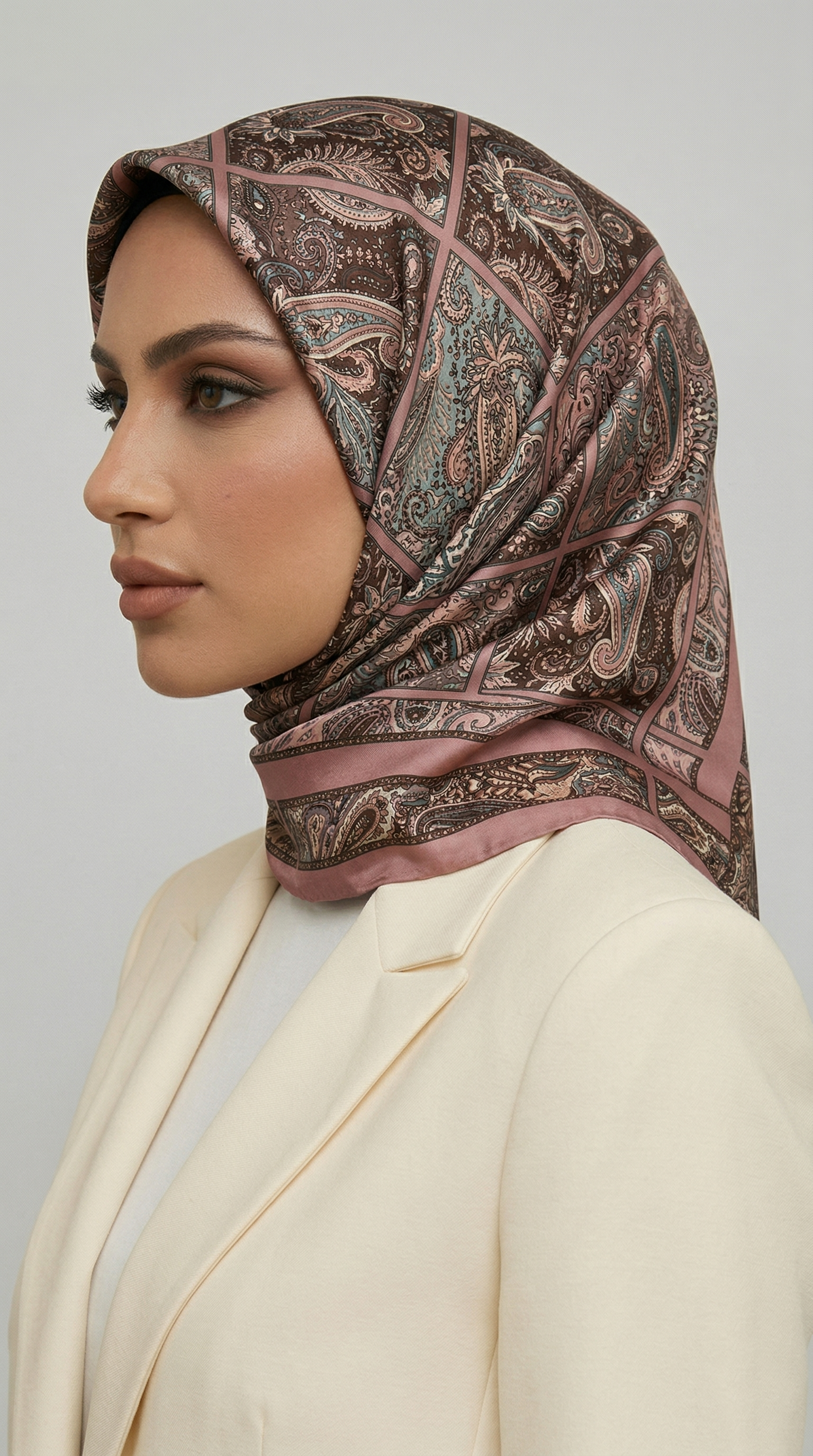 Karaca EşarpRAYON EŞARPMAVERA RAYON EŞARP - PEMBE / SU YEŞİLİ