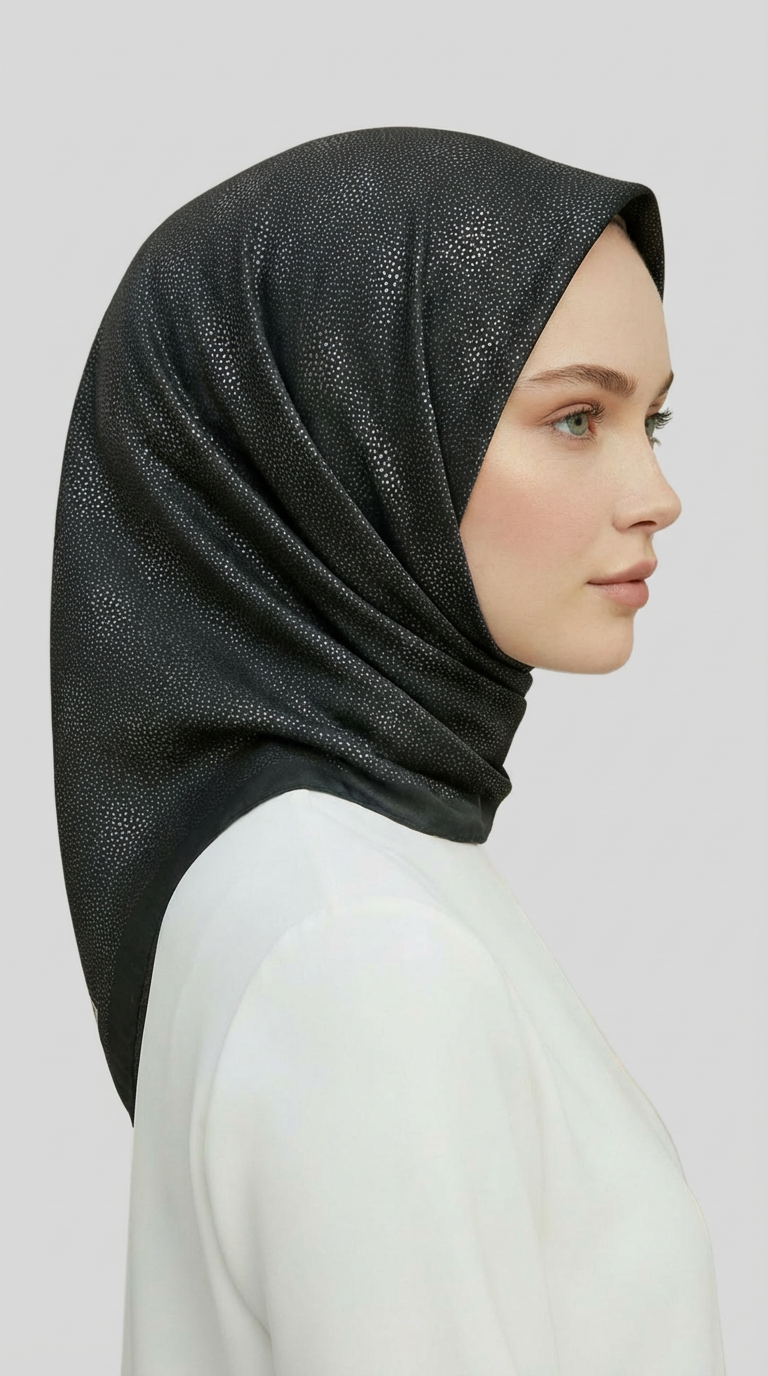 Karaca EşarpRAYON EŞARPMİKRO DESENLİ RAYON EŞARP - HAKİ