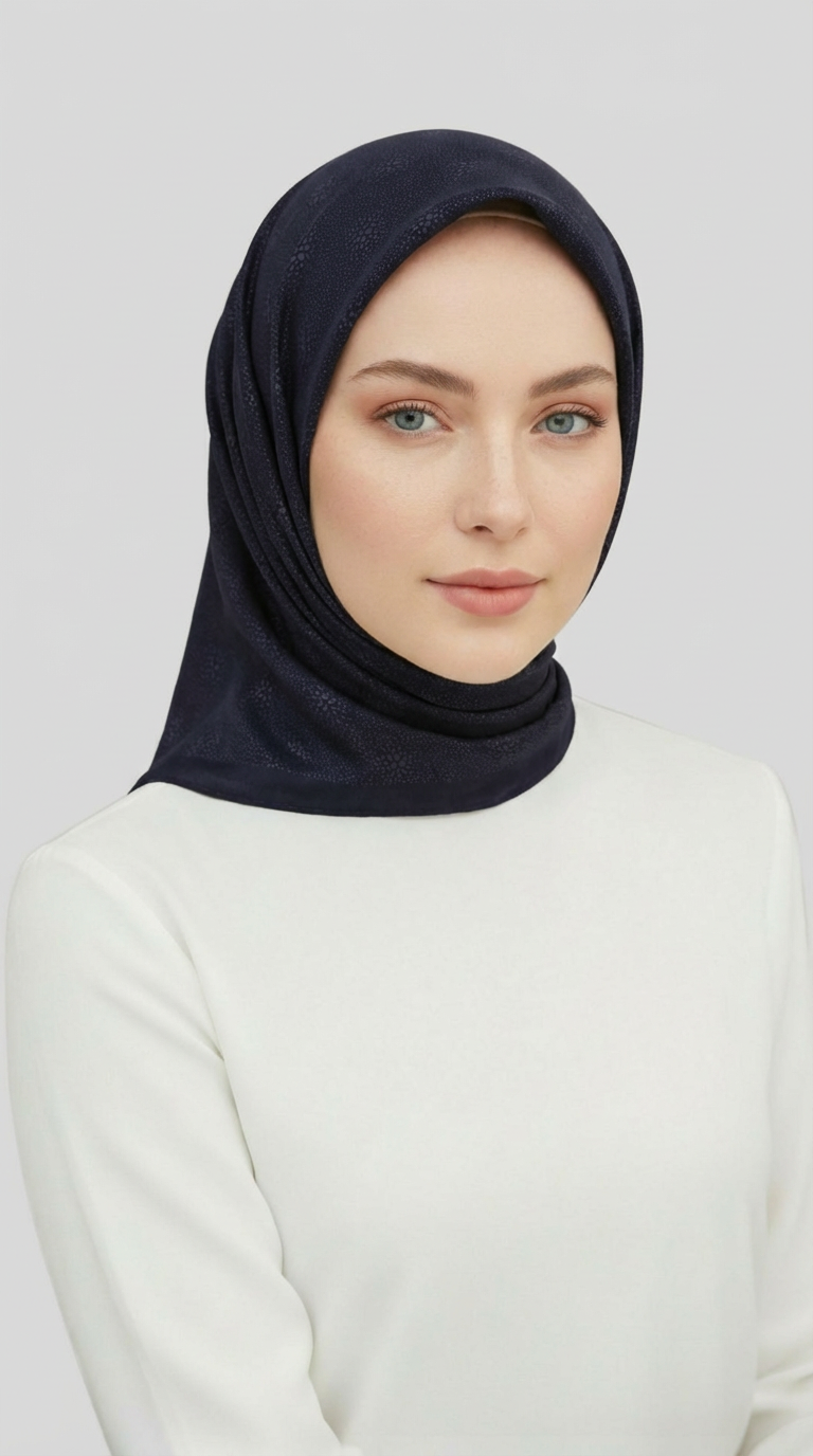 Karaca EşarpRAYON EŞARPMİKRO DESENLİ RAYON EŞARP - SİYAH 