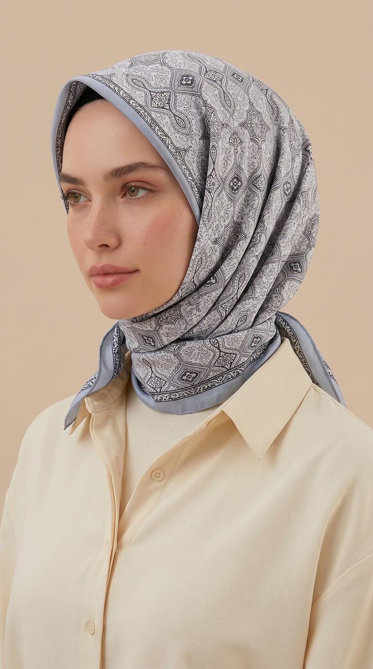 Karaca EşarpŞALMİREYA 120*120 CM COTTON ŞAL EŞARP 