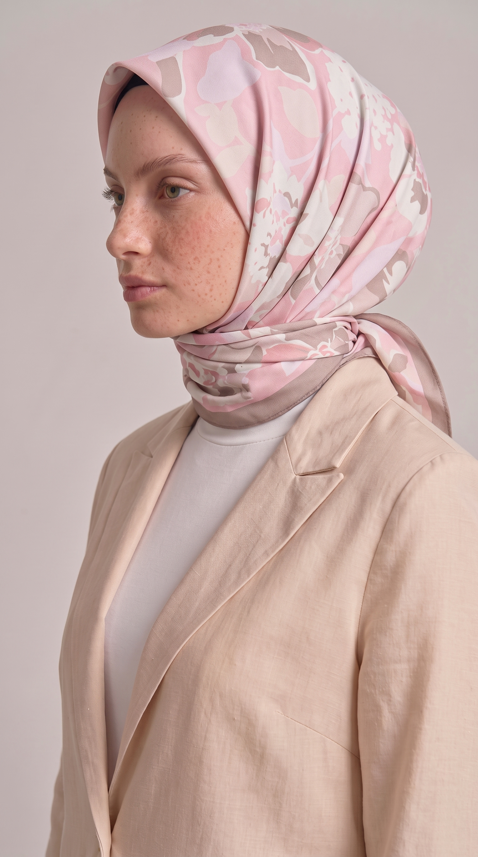 Karaca EşarpKOTON EŞARP ROSELLE COTTON EŞARP -   PUDRA PEMBESİ 