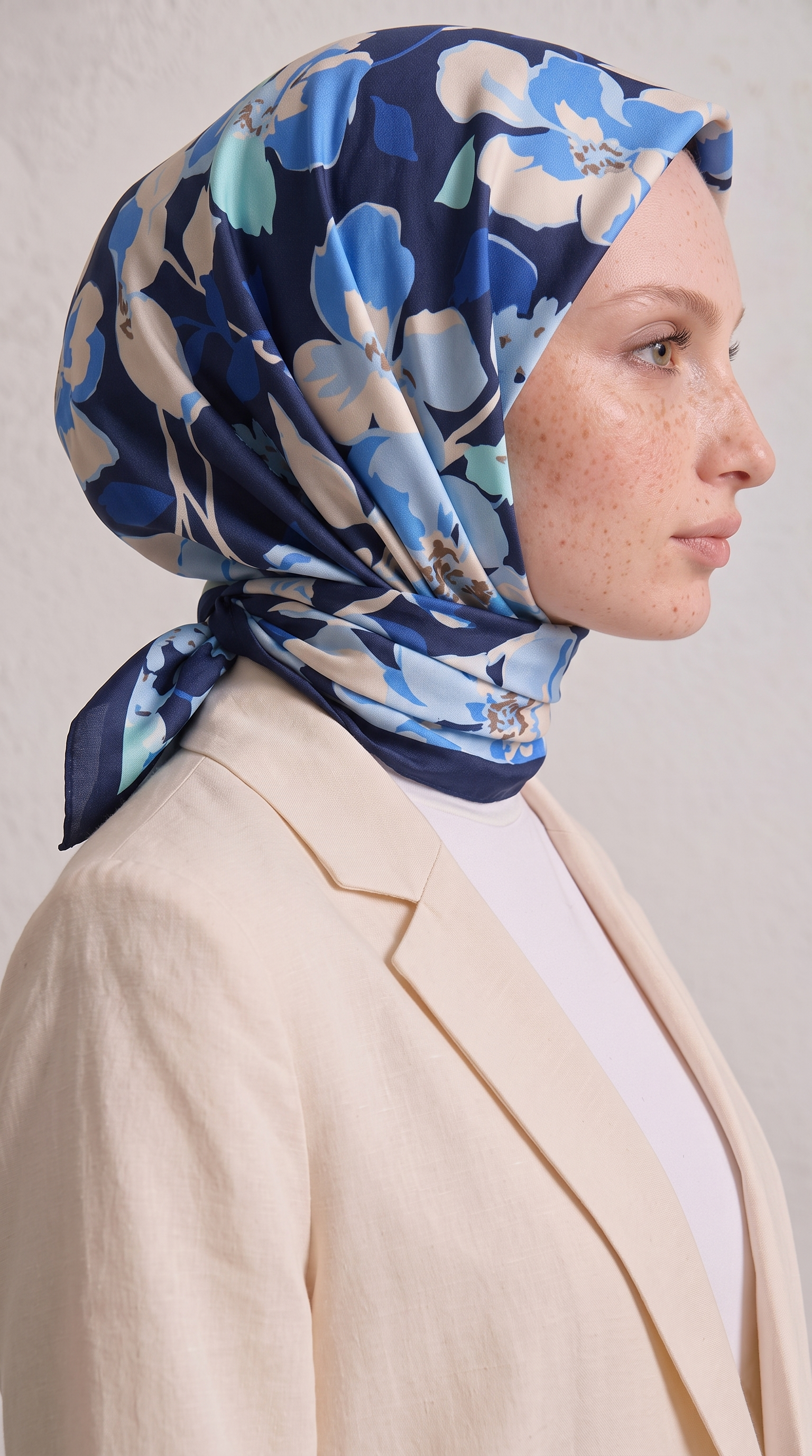 Karaca EşarpKOTON EŞARP ROSELLE COTTON EŞARP -  SAKS MAVİSİ