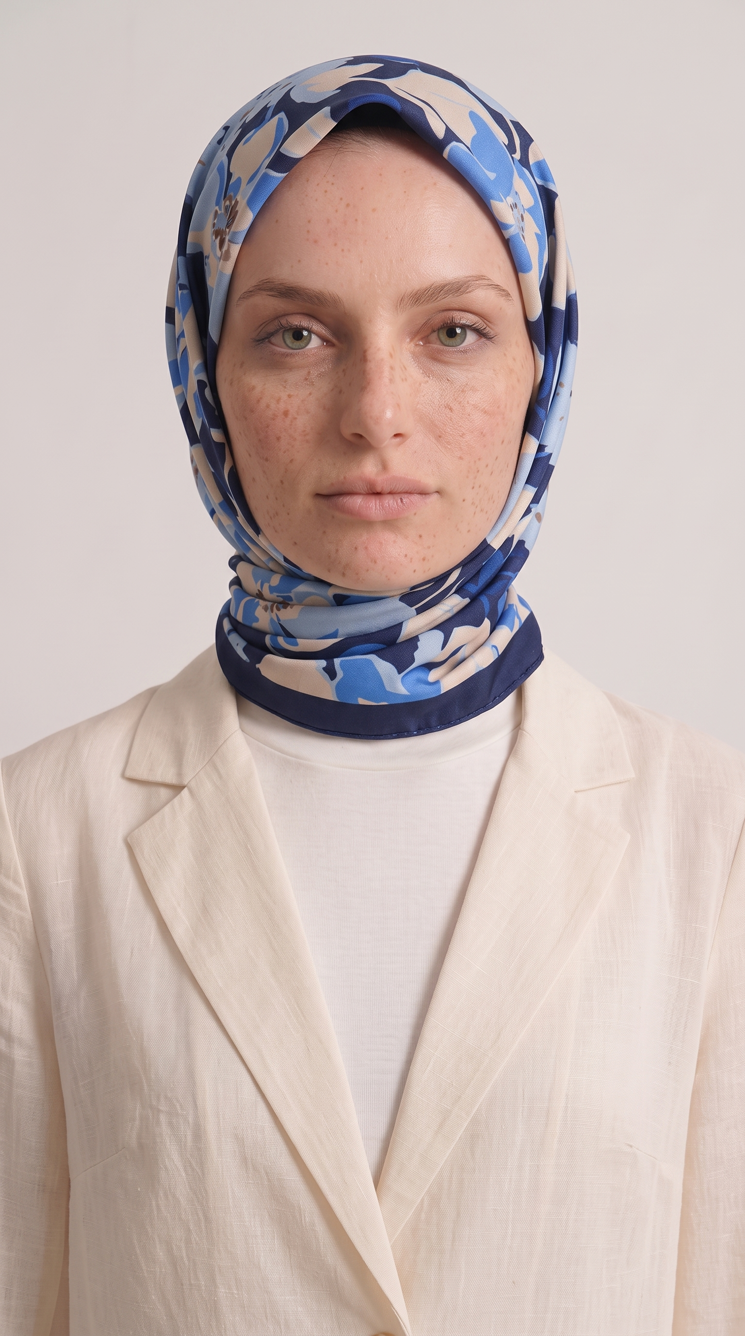 Karaca EşarpKOTON EŞARP ROSELLE COTTON EŞARP -  SAKS MAVİSİ