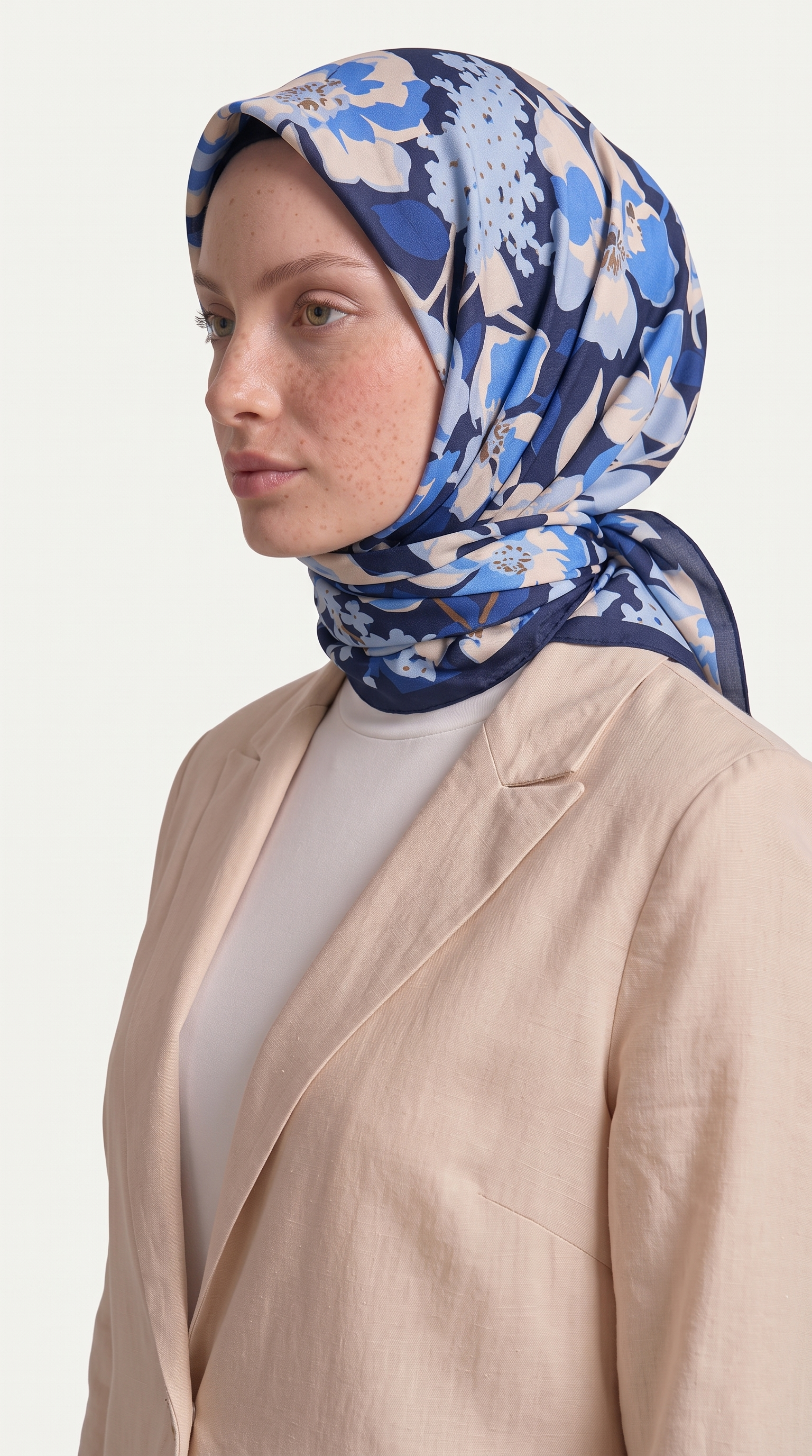 Karaca EşarpKOTON EŞARP ROSELLE COTTON EŞARP -  SAKS MAVİSİ