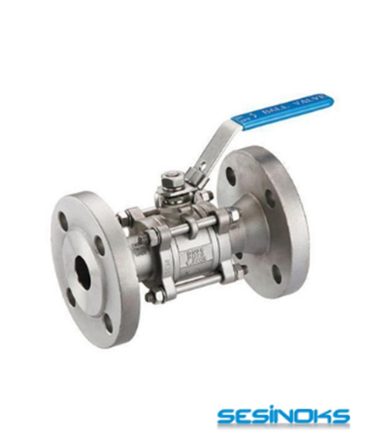 Küresel Vana 3  Parçalı  Flanşlı