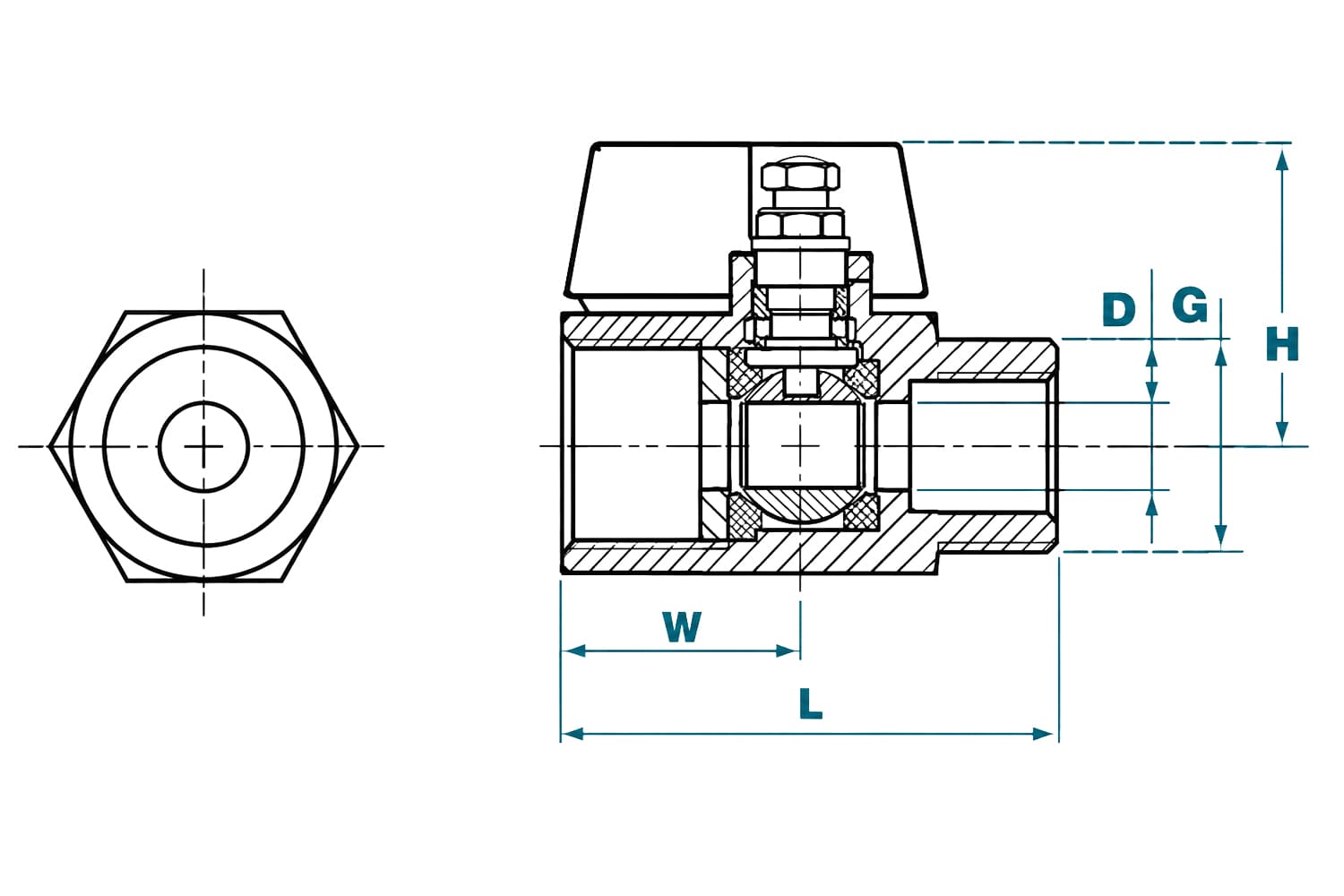 Mini Küresel Vana Teknik Çizim
