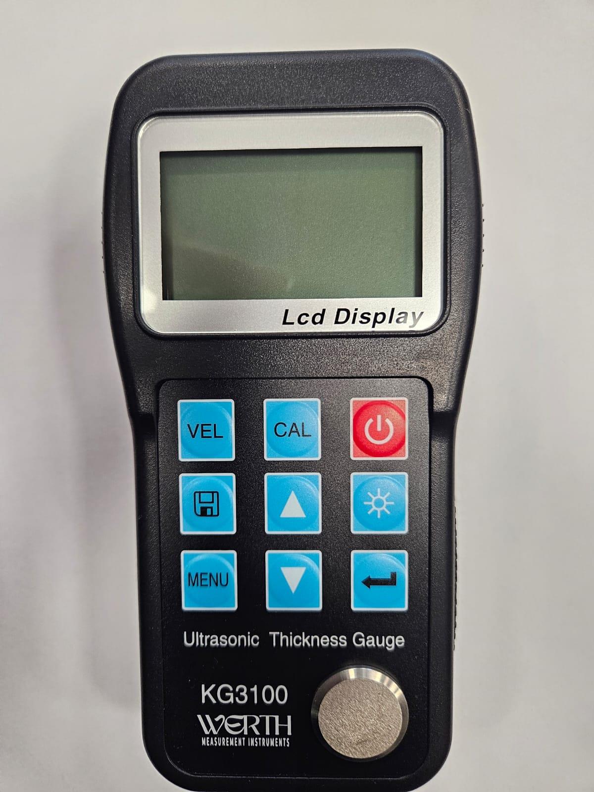 WERTH ULTRASONİK KALINLIK ÖLÇÜM CİHAZIWerthKG3100 Malzeme Test Cihazları