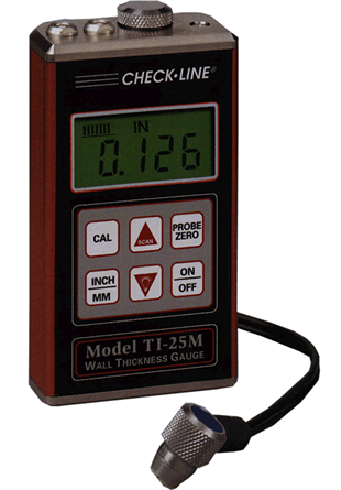 Check Line 0.60-150 mm / 0.01 mm Ultrasonik Kalınlık Ölçüm CihazıCheck LineTI-25MKalınlık Ölçüm 