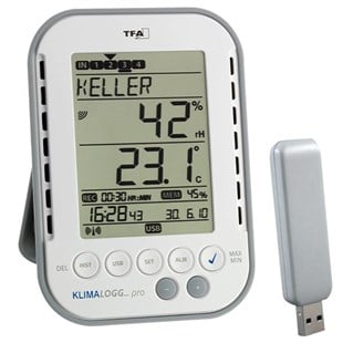 TFA 30.3039 Klimalogg Pro Sıcaklık ve Nem Kayıt CihazıTFA30.3039Sıcaklık-Nem Ölçüm Cihazları