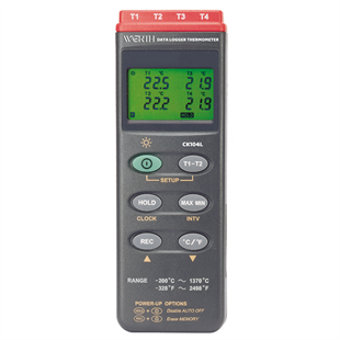 WERTH CK104L 4 Kanallı Sıcaklık Kayıt Cihazı(datalogger)WerthCK104LSıcaklık Ölçüm