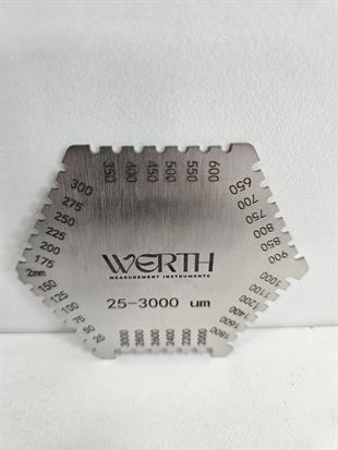 WERTH YAŞ FİLM TARAKLARIWerth25-3000 MikronMalzeme Test Cihazları