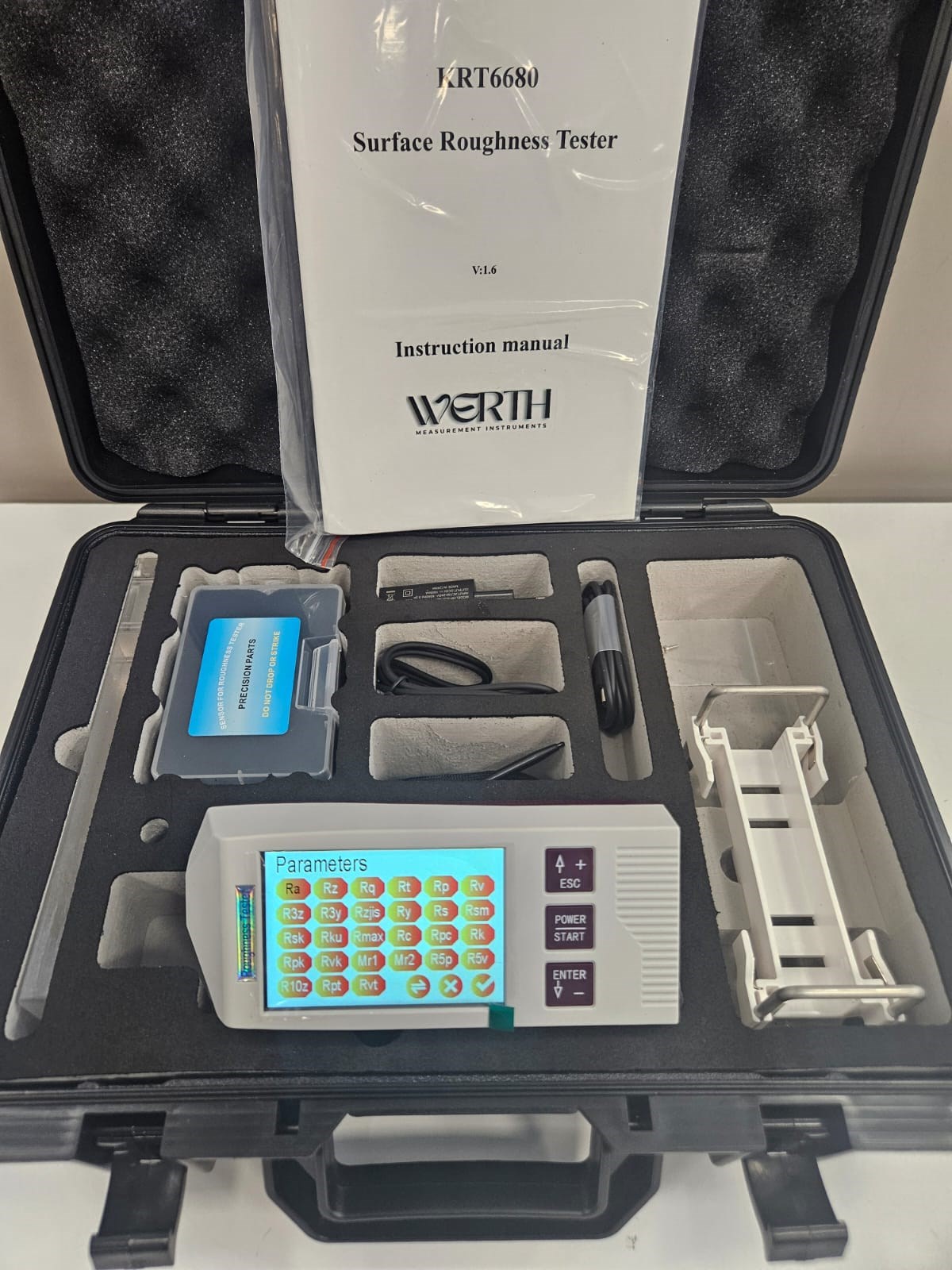 WERTH KRT6680 Yüzey Pürüzlülük Ölçüm Cihazı WerthKRT6680Yüzey Pürüzlülük Ölçüm Cihazları