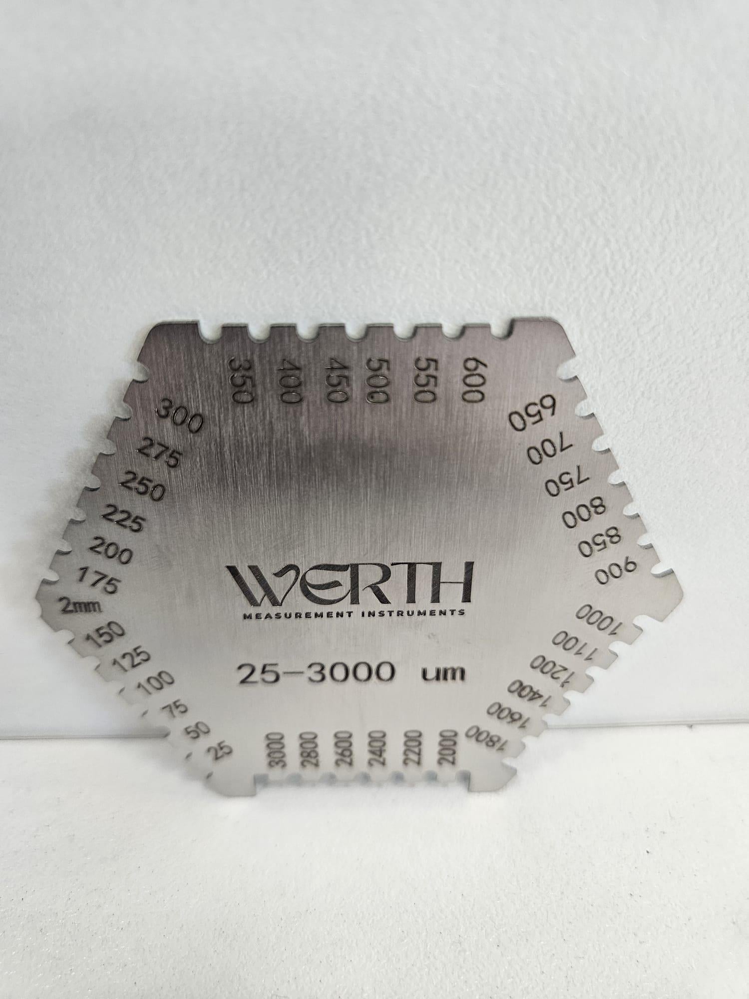 WERTH YAŞ FİLM TARAKLARIWerth25-3000 MikronMalzeme Test Cihazları