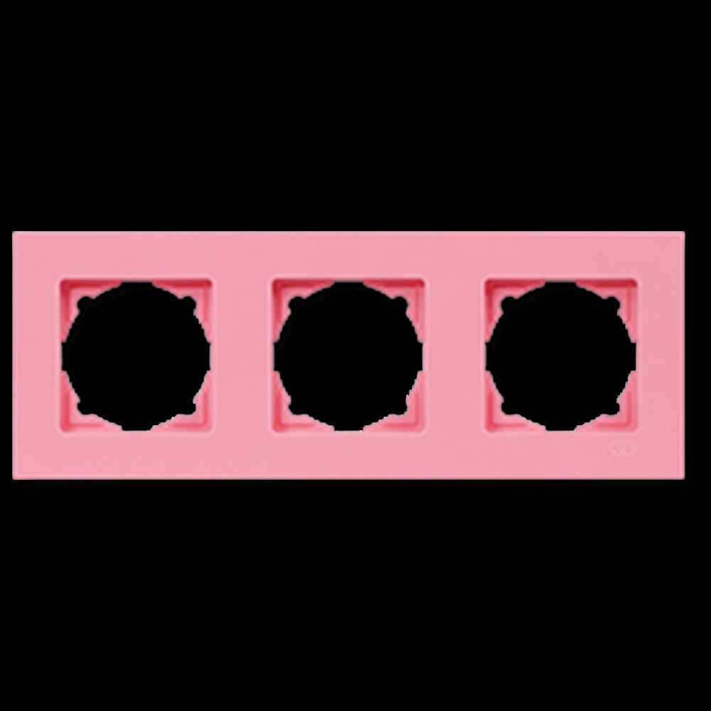 EQONA COLOR EQONA COLOR ÜÇLÜ ÇERÇEVE, PEMBE