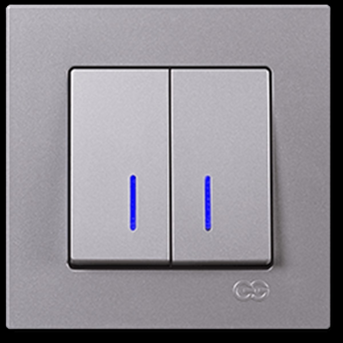 Eqona ışıklı komütatör , gümüş