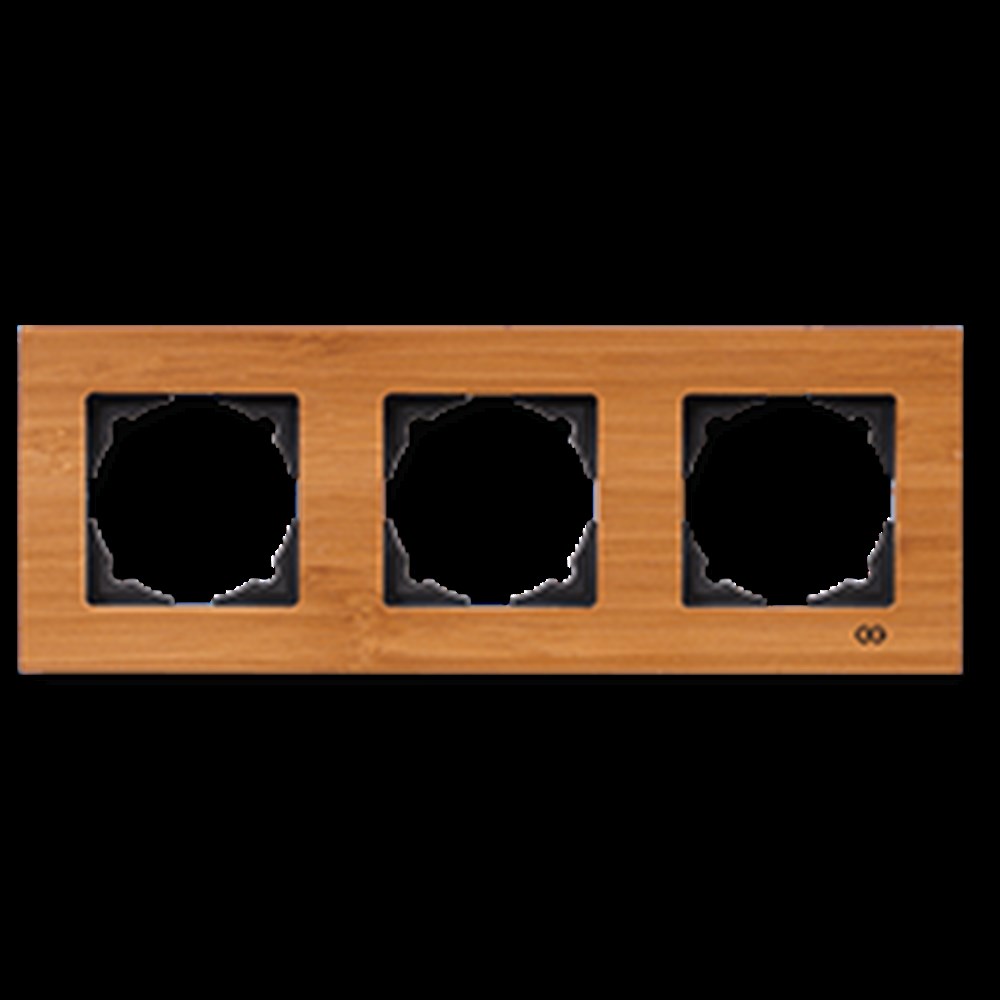 EQONA NOBLE EQONA AHŞAP ÜÇLÜ ÇERÇEVE, BAMBU