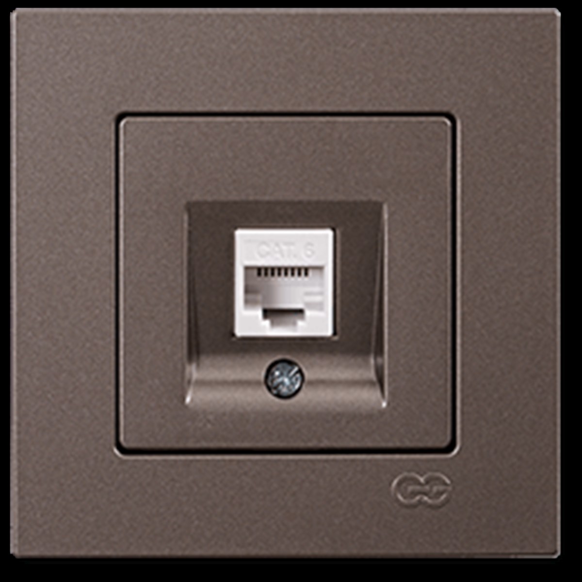 eqona tekli data prizi (rj45 cat6), mocha