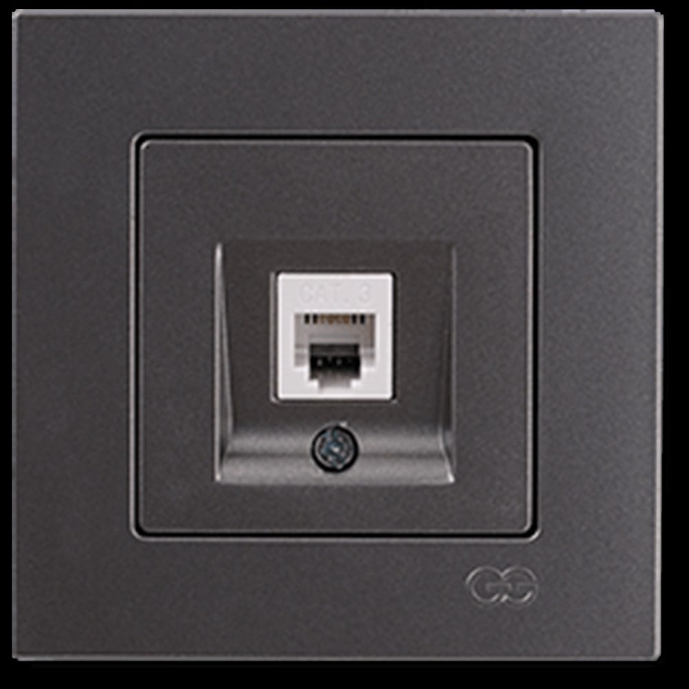 EQONA NÜMERİS TELEFON PRİZİ (CAT3), FÜME