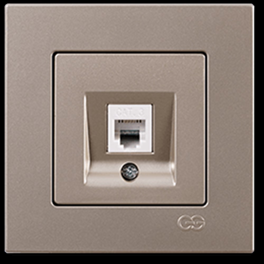 EQONA NÜMERİS TELEFON PRİZİ (CAT3), M.BEJ