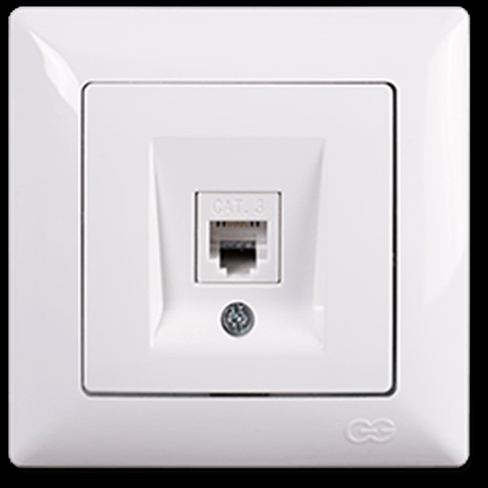 VİSAGE BEYAZ NÜMERİS TELEFON PRİZİ MEKANİZMA