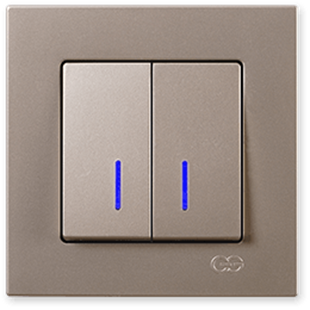 eqona ışıklı komütatör , m.bej