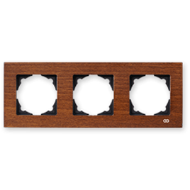 EQONA NOBLE EQONA AHŞAP ÜÇLÜ ÇERÇEVE, CEVİZ