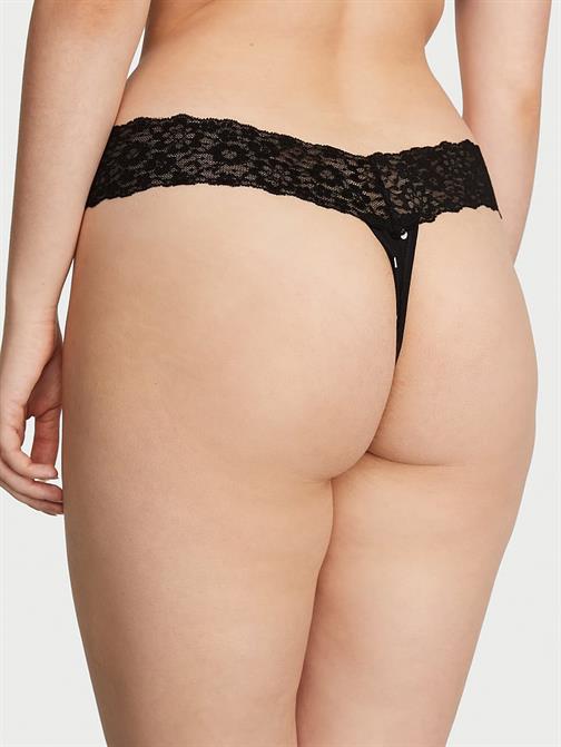 Beli Dantelli Pamuklu Tanga