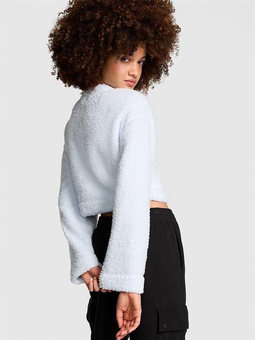 Co-ZZZy Pelüş Crop Hırka
