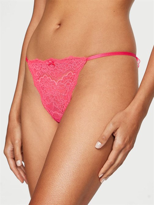 Dantelli Askılı Bikini Külot