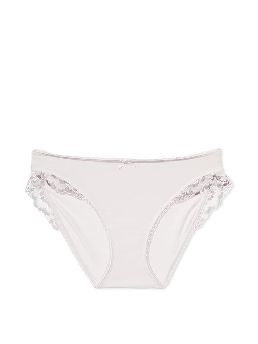 Esnek Pamuklu Dantel Kenarlı Bikini Külot