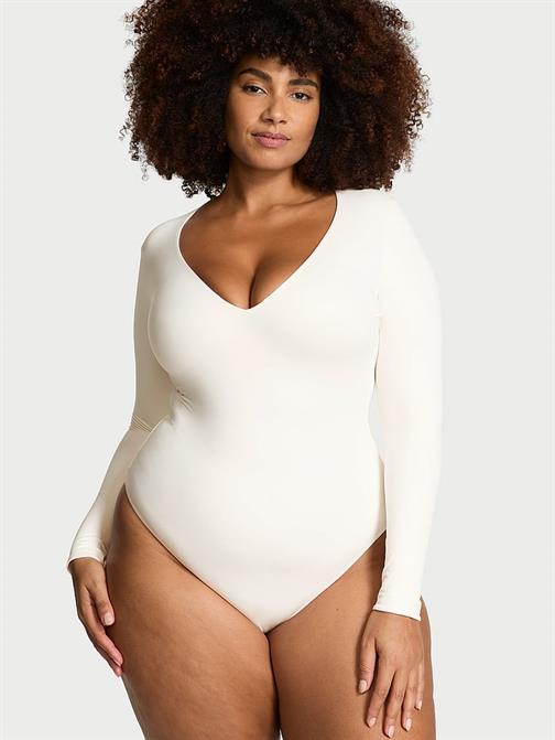 FeatherSoft™ BODYWEAR V Yakalı Body
