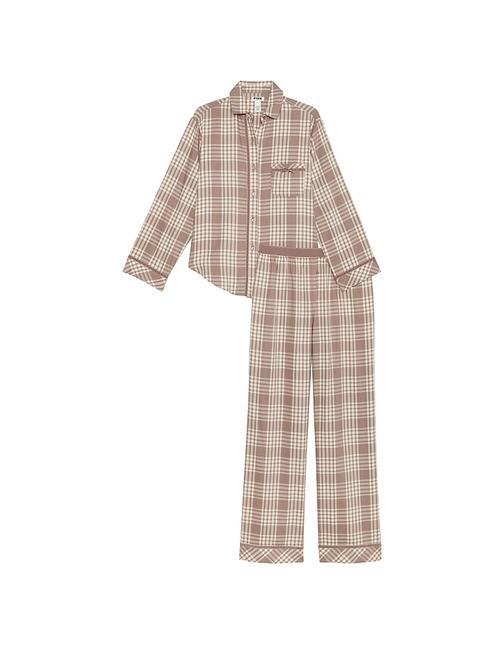 Flannel Uzun Pijama Takımı