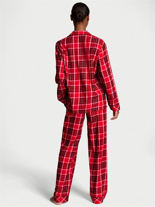 Flannel Uzun Pijama Takımı