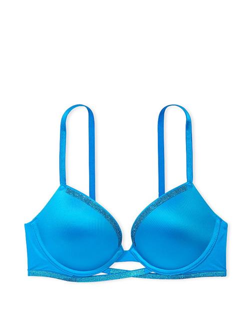 Işıltılı Kruvaze Push-Up Sütyen
