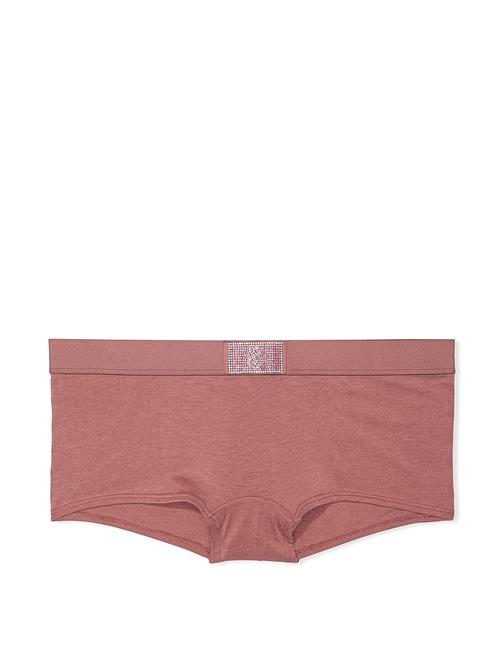 Işıltılı Logo Detaylı Pamuklu Shortie Külot