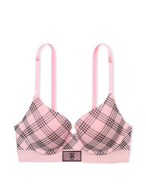 Işıltılı Logo Detaylı Push-Up Perfect Shape Sütyen
