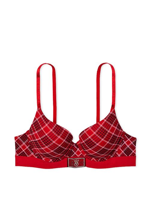Işıltılı Logo Detaylı Push-Up Perfect Shape Sütyen