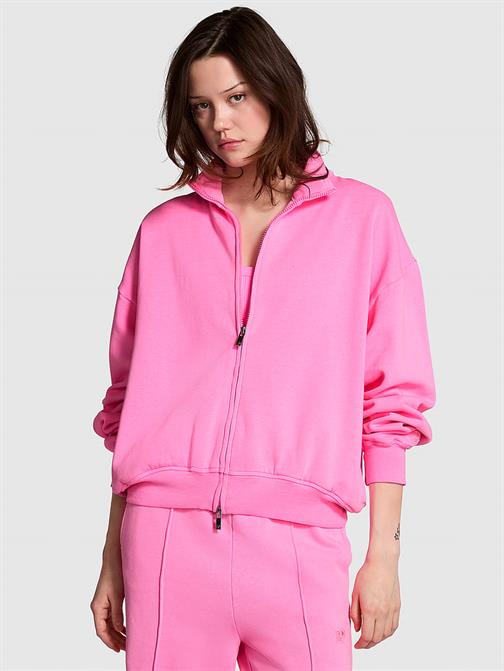 Ivy Fermuarlı Polar Varsity Sweatshirt