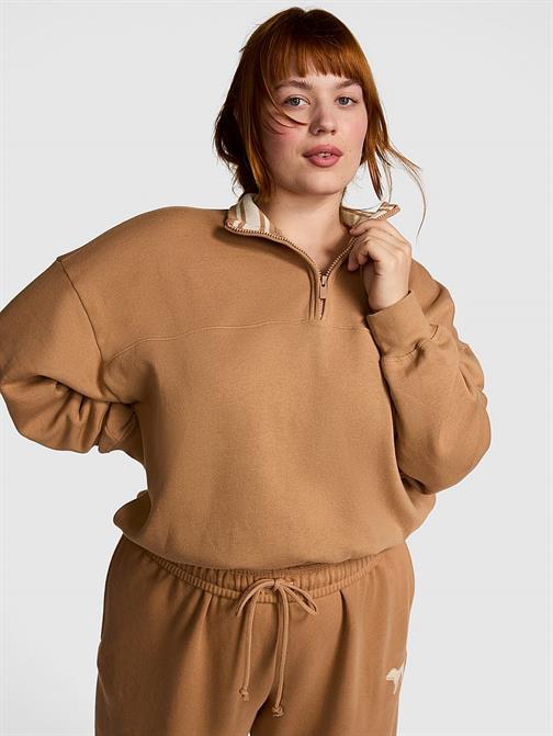 Ivy Polar Yarım Fermuarlı Sweatshirt
