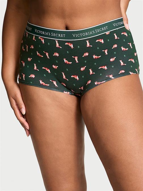 Logolu Pamuklu Boyshort Külot