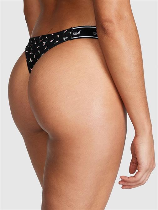 Logolu Pamuklu Scoop Tanga