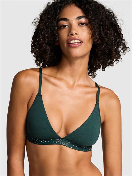 Pamuklu Işıltılı Üçgen Bralet